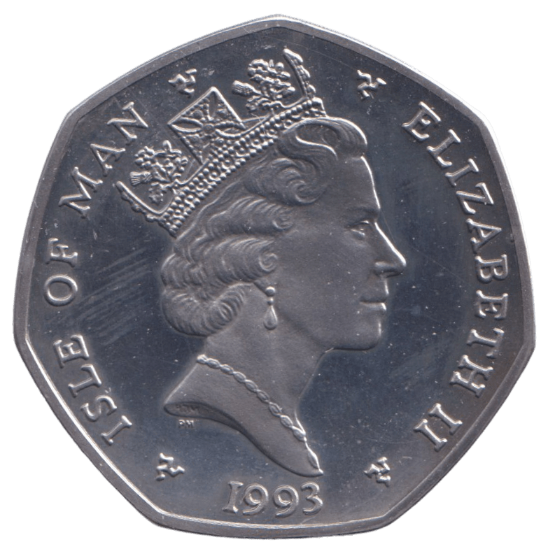 1993 NATIVITY 50P ISLE OF MAN ( PROOF ) BB - 50P REGIONAL ISSUES - Cambridgeshire Coins