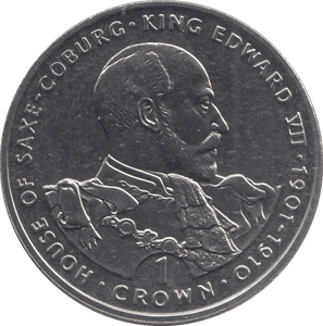 1993 ONE CROWN KING EDWARD VII - CROWN - Cambridgeshire Coins