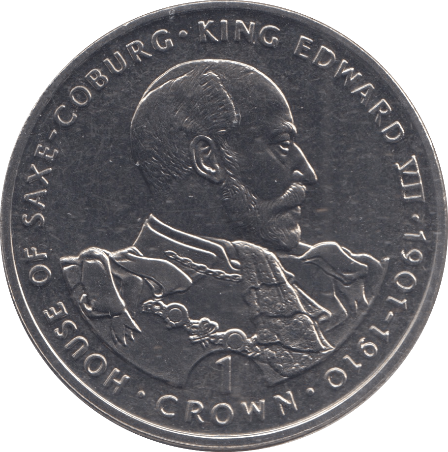 1993 ONE CROWN KING EDWARD VII - CROWN - Cambridgeshire Coins