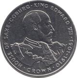 1993 ONE CROWN KING EDWARD VII - CROWN - Cambridgeshire Coins