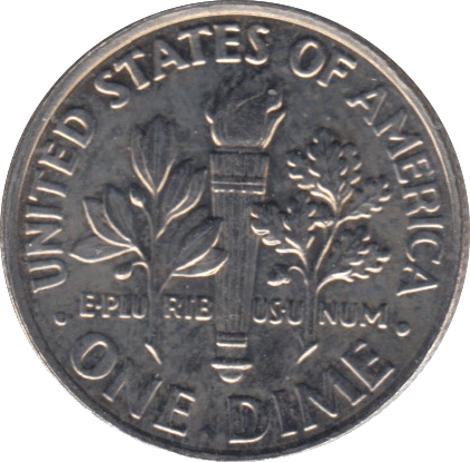 1993 ONE DIME USA - SILVER WORLD COINS - Cambridgeshire Coins