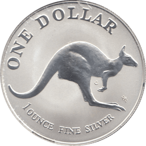 1993 ONE DOLLAR SILVER PROOF AUSTRALIA - SILVER WORLD COINS - Cambridgeshire Coins