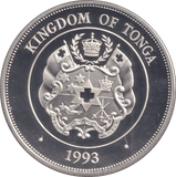 1993 ONE PA'ANGA CORONATION OF QUEEN ELIZABETH - WORLD COINS - Cambridgeshire Coins