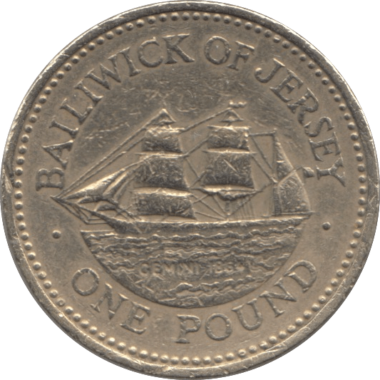 1993 ONE POUND JERSEY - WORLD COINS - Cambridgeshire Coins
