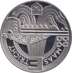 1993 SILVER 25 ECU NETHERLANDS - SILVER WORLD COINS - Cambridgeshire Coins