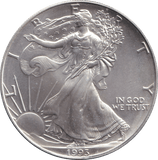 1993 SILVER DOLLAR USA - SILVER WORLD COINS - Cambridgeshire Coins