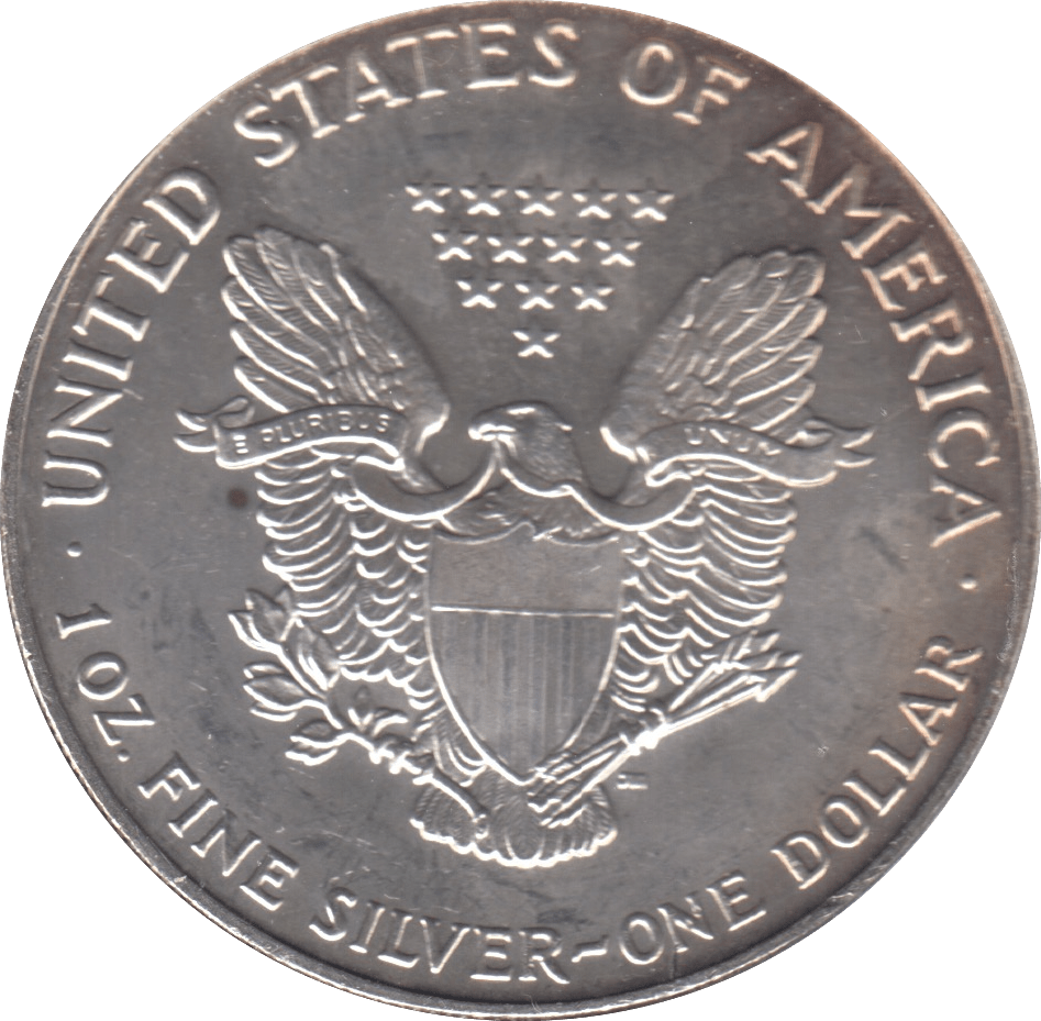 1993 SILVER LIBERTY DOLLAR USA - SILVER WORLD COINS - Cambridgeshire Coins