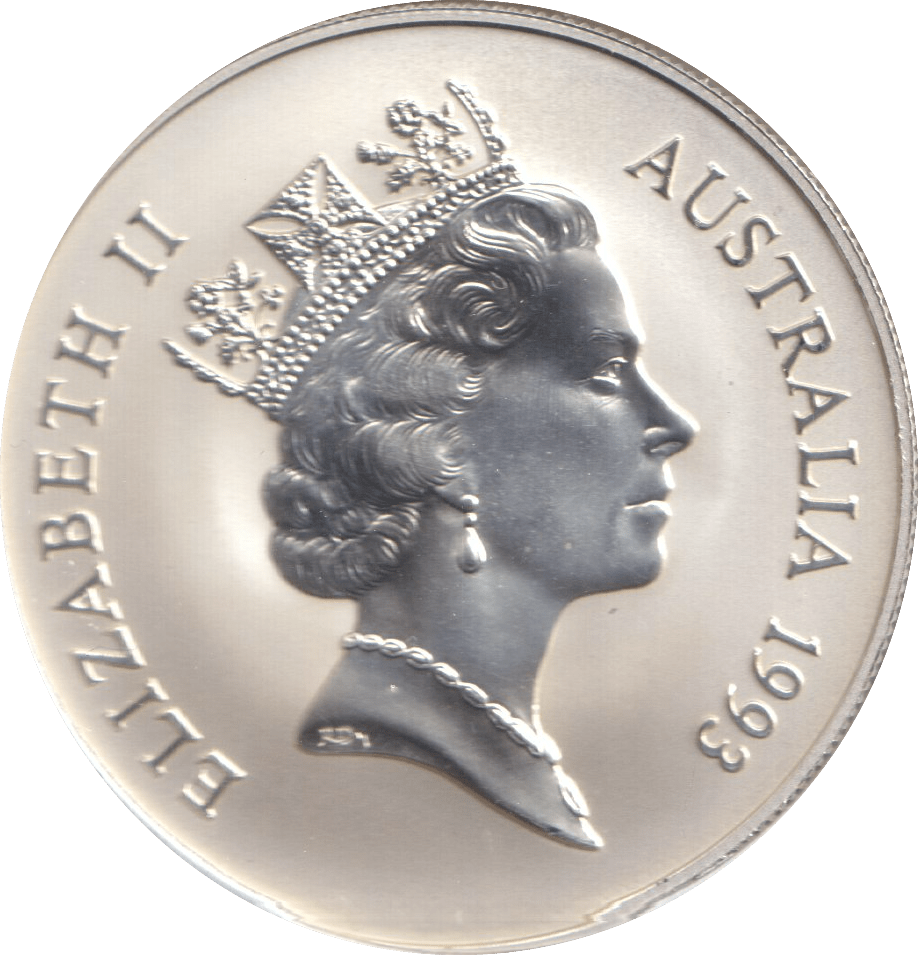 1993 SILVER ONE DOLLAR AUSTRALIA - SILVER WORLD COINS - Cambridgeshire Coins