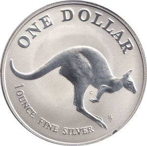 1993 SILVER ONE DOLLAR AUSTRALIA - SILVER WORLD COINS - Cambridgeshire Coins