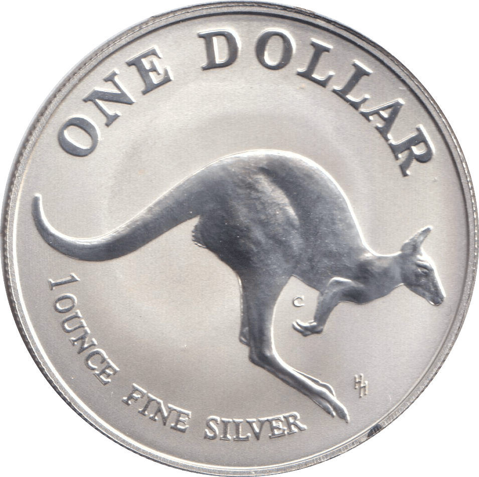 1993 SILVER ONE DOLLAR AUSTRALIA - SILVER WORLD COINS - Cambridgeshire Coins