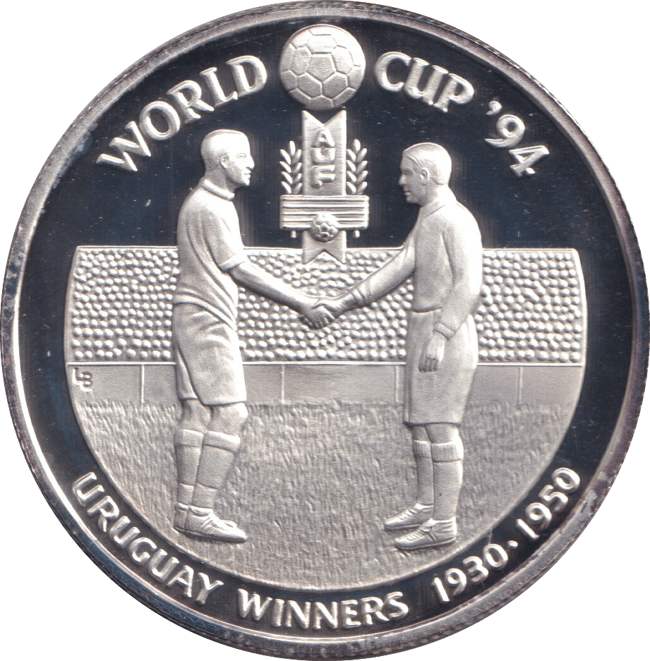 1993 SILVER PROOF 20 CROWNS TURKS AND CAICOS ISLANDS - SILVER WORLD COINS - Cambridgeshire Coins