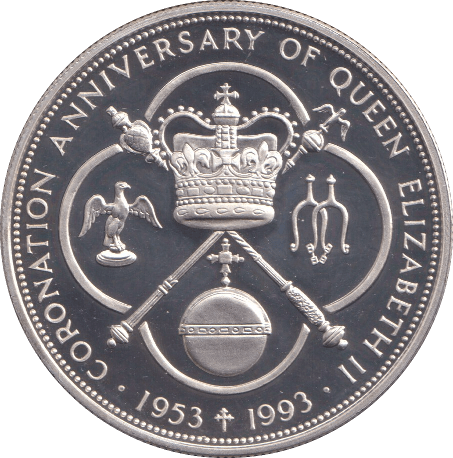 1993 SILVER PROOF 5 DOLLAR CAYMAN ISLANDS - SILVER WORLD COINS - Cambridgeshire Coins