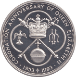1993 SILVER PROOF 5 DOLLAR CAYMAN ISLANDS - SILVER WORLD COINS - Cambridgeshire Coins