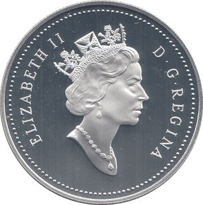 1993 SILVER PROOF CANADA DOLLAR - WORLD COINS - Cambridgeshire Coins