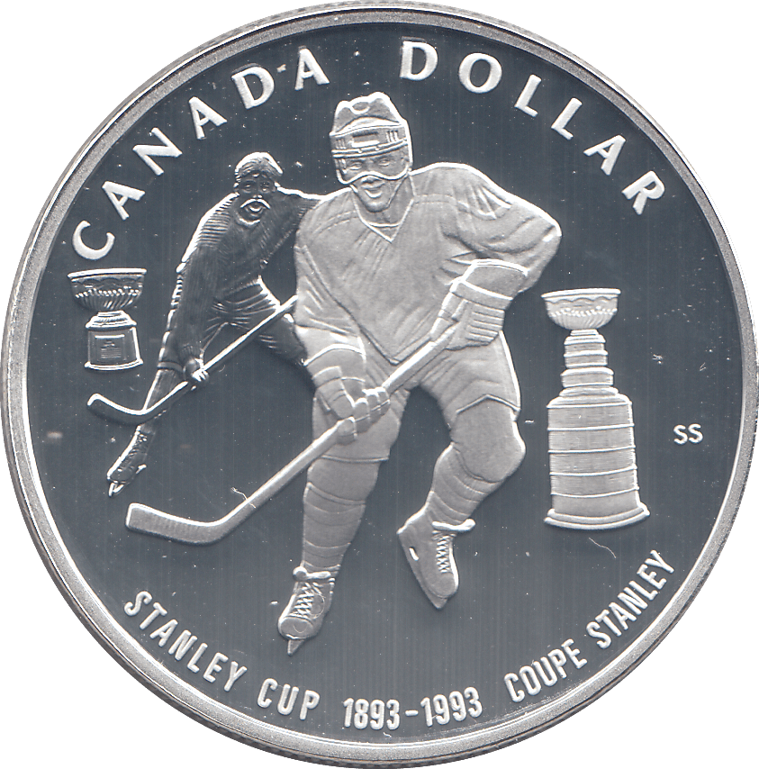 1993 SILVER PROOF CANADA DOLLAR - WORLD COINS - Cambridgeshire Coins