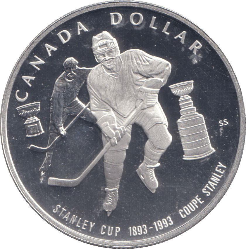 1993 SILVER PROOF DOLLAR CANADA - SILVER WORLD COINS - Cambridgeshire Coins