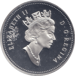 1993 SILVER PROOF DOLLAR CANADA - SILVER WORLD COINS - Cambridgeshire Coins