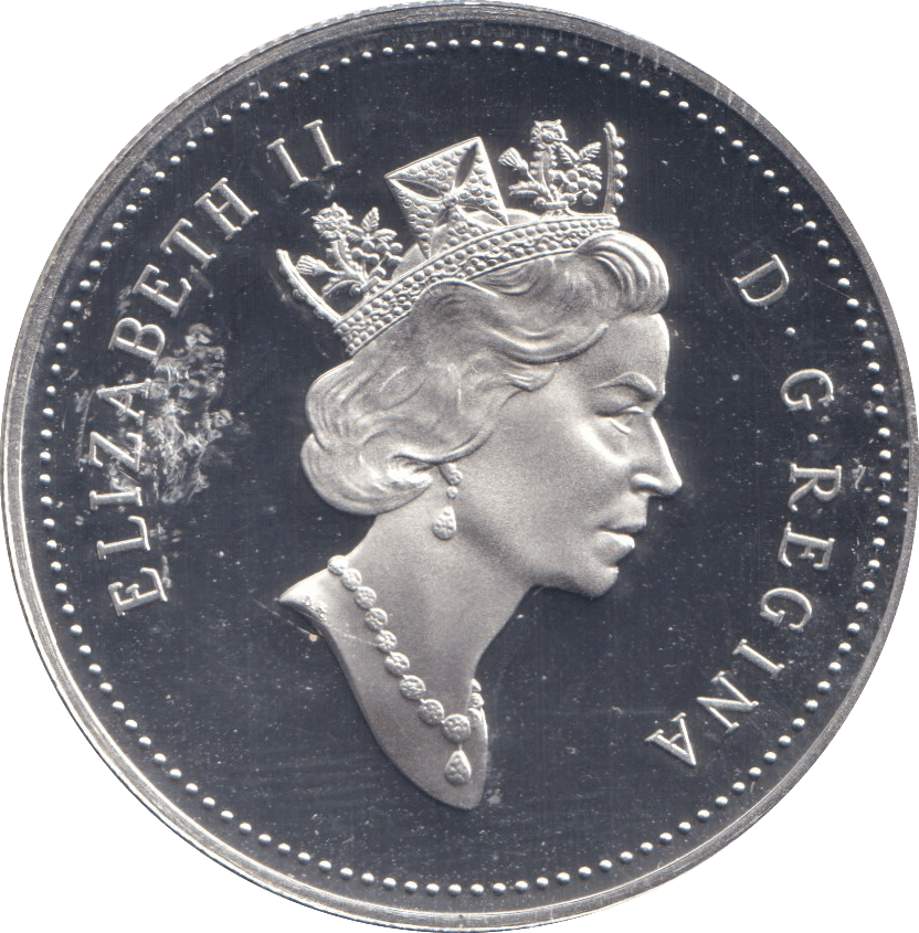 1993 SILVER PROOF DOLLAR CANADA - SILVER WORLD COINS - Cambridgeshire Coins