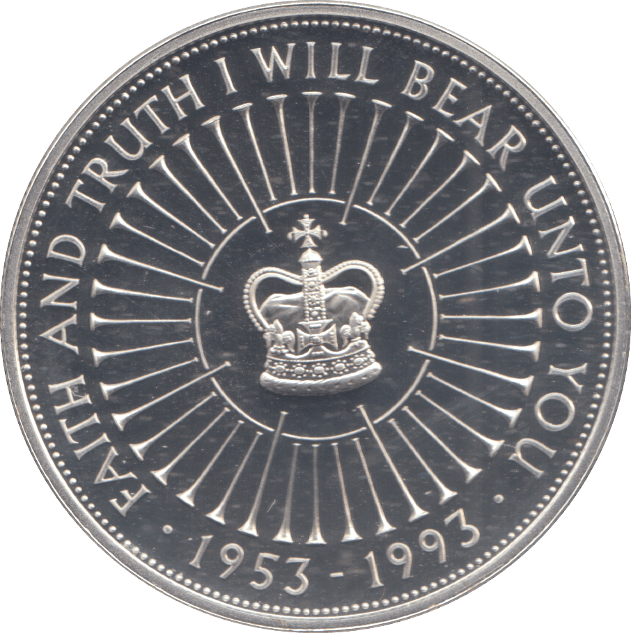 1993 SILVER PROOF FIVE POUNDS - £5 Silver Proof - Cambridgeshire Coins