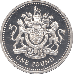 1993 SILVER PROOF ONE POUND - £1 Silver Proof - Cambridgeshire Coins