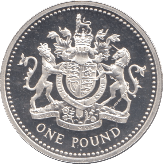 1993 SILVER PROOF ONE POUND - £1 Silver Proof - Cambridgeshire Coins