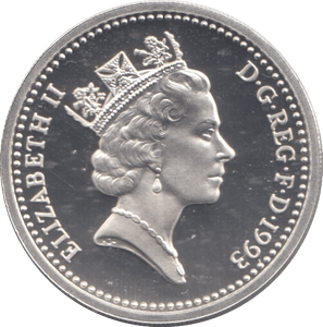 1993 SILVER PROOF ONE POUND - £1 Silver Proof - Cambridgeshire Coins