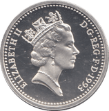1993 SILVER PROOF ONE POUND - £1 Silver Proof - Cambridgeshire Coins