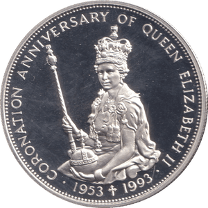 1993 SILVER PROOF TEN DOLLAR EAST CARIBBEAN STATES - SILVER WORLD COINS - Cambridgeshire Coins