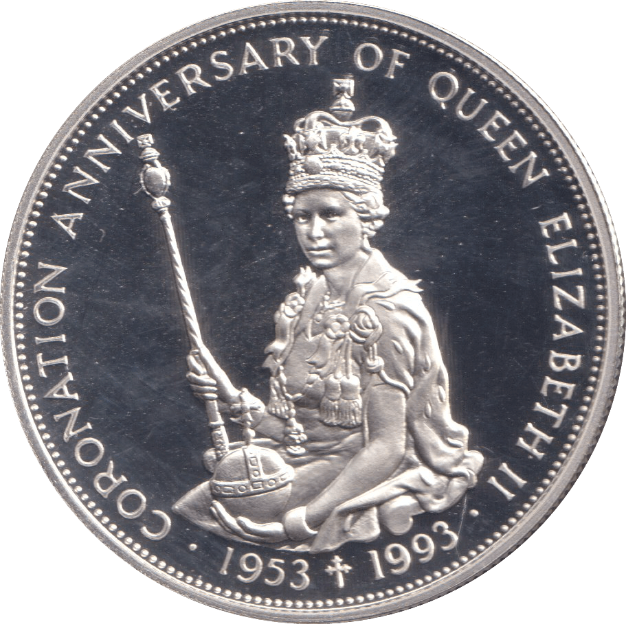 1993 SILVER PROOF TEN DOLLAR EAST CARIBBEAN STATES - SILVER WORLD COINS - Cambridgeshire Coins