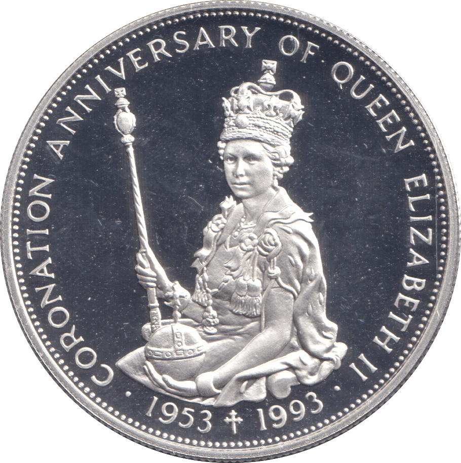 1993 SILVER PROOF TEN DOLLAR EAST CARIBBEAN STATES - SILVER WORLD COINS - Cambridgeshire Coins