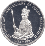 1993 SILVER PROOF TEN DOLLAR EAST CARIBBEAN STATES - SILVER WORLD COINS - Cambridgeshire Coins