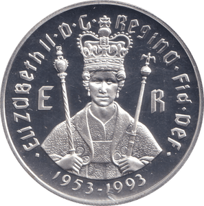 1993 SILVER PROOF TEN DOLLAR JAMAICA - SILVER WORLD COINS - Cambridgeshire Coins