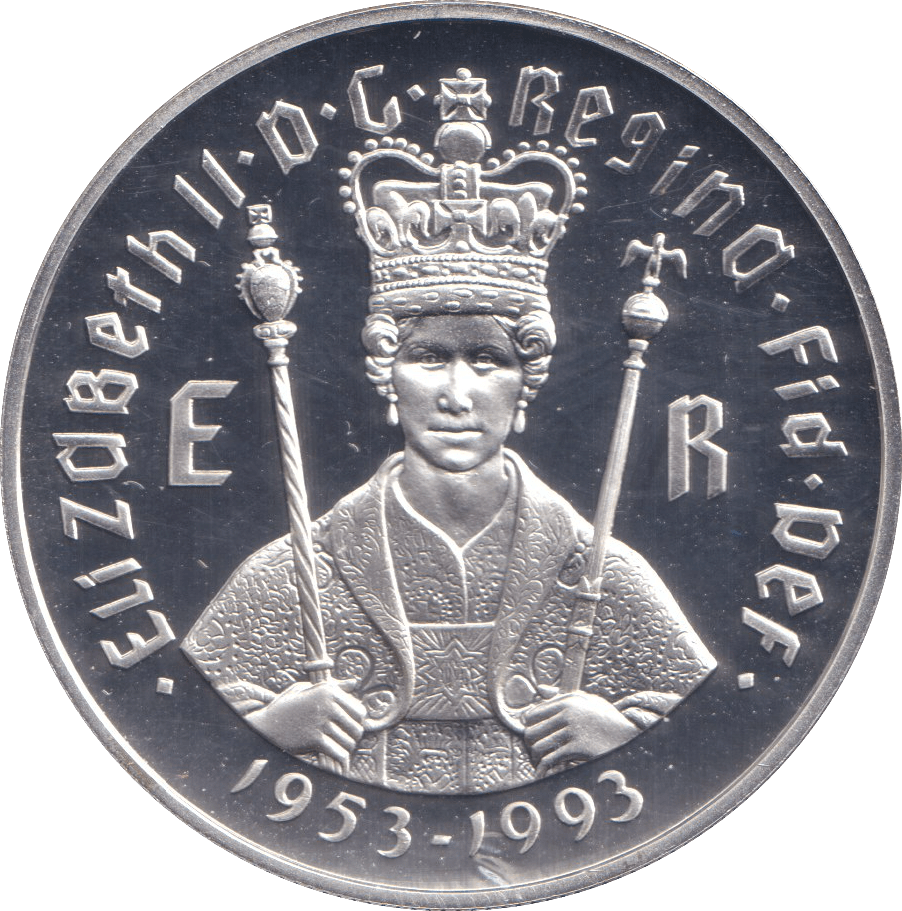 1993 SILVER PROOF TEN DOLLAR JAMAICA - SILVER WORLD COINS - Cambridgeshire Coins