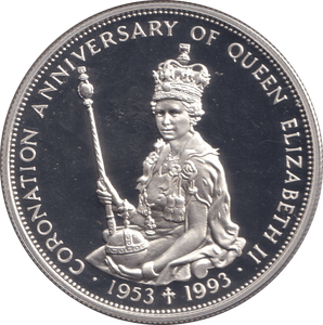 1993 SILVER PROOF TEN DOLLARS EAST CARIBBEAN STATES - SILVER WORLD COINS - Cambridgeshire Coins