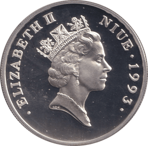 1993 SILVER PROOF TWENTY DOLLAR - SILVER WORLD COINS - Cambridgeshire Coins