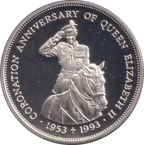 1993 SILVER PROOF TWO DOLLAR BELIZE - SILVER WORLD COINS - Cambridgeshire Coins