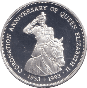 1993 SILVER PROOF TWO DOLLAR BELIZE - SILVER WORLD COINS - Cambridgeshire Coins