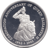 1993 SILVER PROOF TWO DOLLAR BELIZE - SILVER WORLD COINS - Cambridgeshire Coins