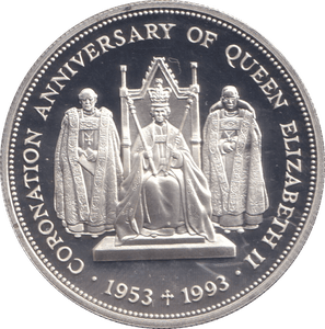 1993 SILVER PROOF TWO POUND ST.HELENA ASCENSION - SILVER WORLD COINS - Cambridgeshire Coins