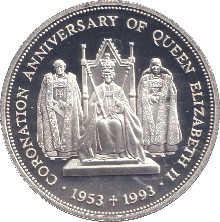 1993 SILVER PROOF TWO POUND ST.HELENA ASCENSION - SILVER WORLD COINS - Cambridgeshire Coins