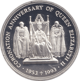 1993 SILVER PROOF TWO POUND ST.HELENA ASCENSION - SILVER WORLD COINS - Cambridgeshire Coins