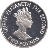 1993 SILVER TWO POUNDS BAILIWICK OF JERSEY CORONATION ANNIVERSARY - SILVER WORLD COINS - Cambridgeshire Coins