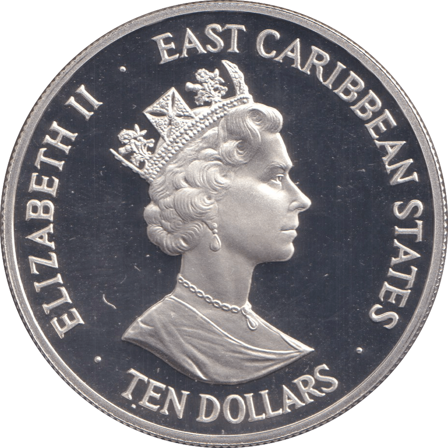 1993 TEN DOLLARS CORONATION ANNIVERSARY - WORLD COINS - Cambridgeshire Coins