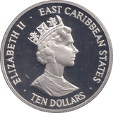 1993 TEN DOLLARS CORONATION ANNIVERSARY - WORLD COINS - Cambridgeshire Coins