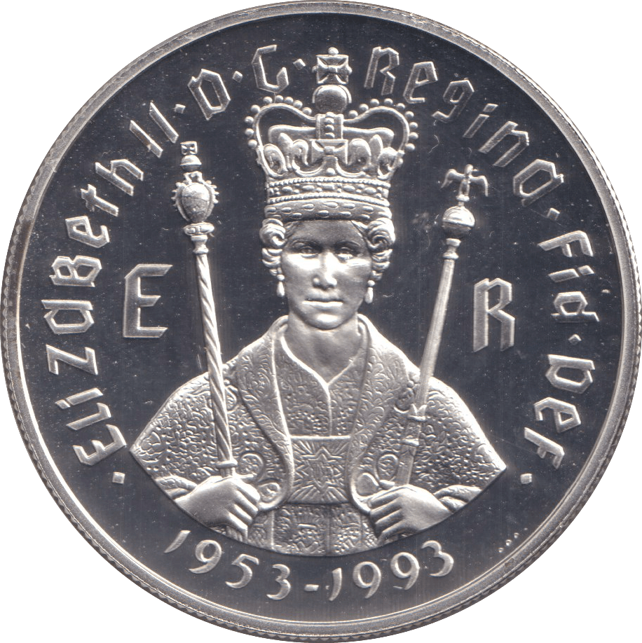 1993 TEN DOLLARS REIGN OF ELIZABETH - WORLD COINS - Cambridgeshire Coins