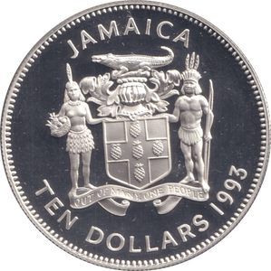 1993 TEN DOLLARS REIGN OF ELIZABETH - WORLD COINS - Cambridgeshire Coins