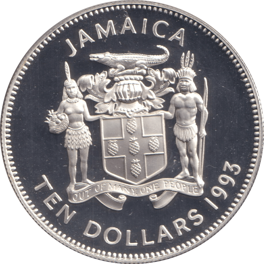 1993 TEN DOLLARS REIGN OF ELIZABETH - WORLD COINS - Cambridgeshire Coins