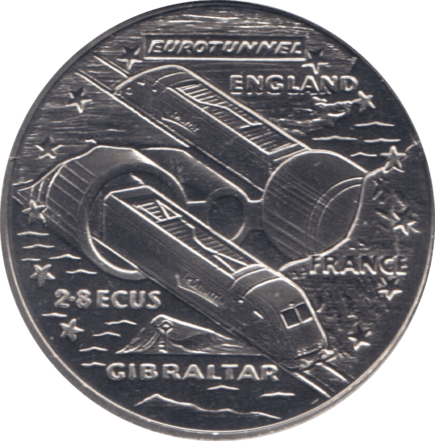 1993 THE EUROTUNNEL - WORLD COINS - Cambridgeshire Coins