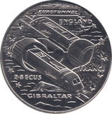 1993 THE EUROTUNNEL - WORLD COINS - Cambridgeshire Coins