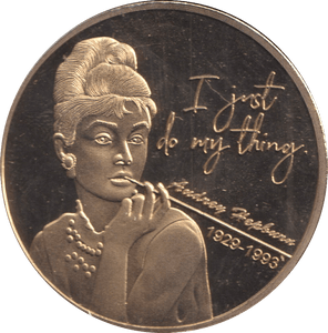 1993 TOKEN AUDREY HEPBUM - OTHER TOKENS - Cambridgeshire Coins